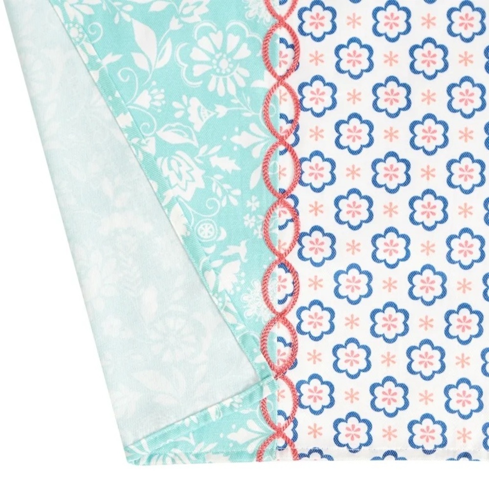 🩷 New The Pioneer Woman Ditsy Patchwork Cotton-Rich Shower Curtain, 72"x72" - Picture 6 of 6